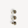 Women’s gala earrings set in dark gold/crystal Women’s gala earrings set in dark gold/crystal