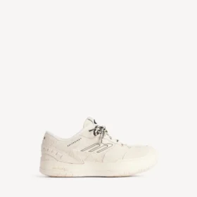 Women’s hamptons suede platform sneaker in beige/black