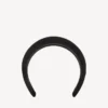 Women’s holli headband in black/shiny silver