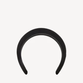 Women’s holli headband in black/shiny silver