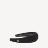 Women’s holli headband in black/shiny silver