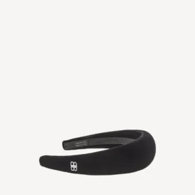 Women’s holli headband in black/shiny silver