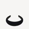 Women’s holli headband in black/shiny silver