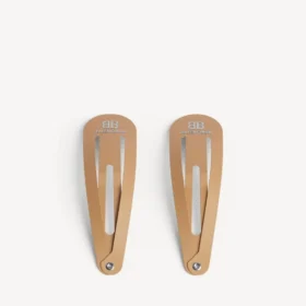 Women’s holli xxl snap clip set 2 in beige/shiny silver
