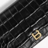 Women’s hourglass phone pouch in black Women’s hourglass phone pouch in black