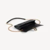 Women’s hourglass pochette with chain in black Women’s hourglass pochette with chain in black