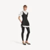Women’s hybrid shirt dress in black