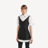 Women’s hybrid shirt dress in black