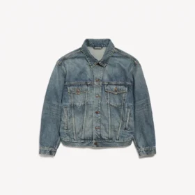 Women’s kick denim jacket in dirty vintage blue Women’s kick denim jacket in dirty vintage blue
