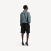 Women’s kick denim jacket in dirty vintage blue