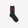 Women’s laurel classic socks in black/white Women’s laurel classic socks in black/white