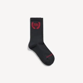 Women’s laurel classic socks in black/white Women’s laurel classic socks in black/white