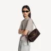 Women’s le 7 shoulder bag medium in moka Women’s le 7 shoulder bag medium in moka