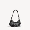 Women’s le cagole shoulder bag small in black Women’s le cagole shoulder bag small in black