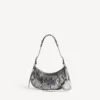 Women’s le cagole shoulder bag small in silver Women’s le cagole shoulder bag small in silver