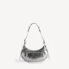 Women’s le cagole shoulder bag small in silver Women’s le cagole shoulder bag small in silver