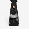 Women’s le cagole shoulder bag small in silver Women’s le cagole shoulder bag small in silver