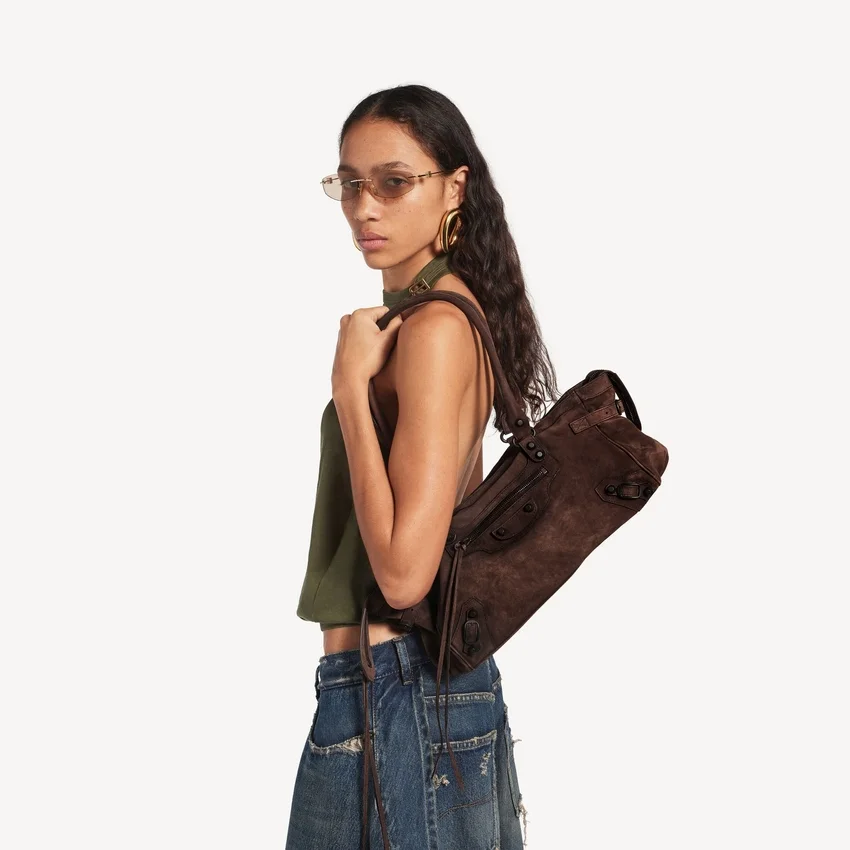 Women’s le city bag east-west in light espresso Women’s le city bag east-west in light espresso
