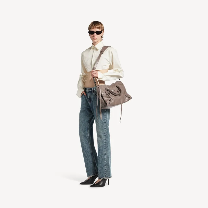 Women’s le city bag medium in dark noix Women’s le city bag medium in dark noix