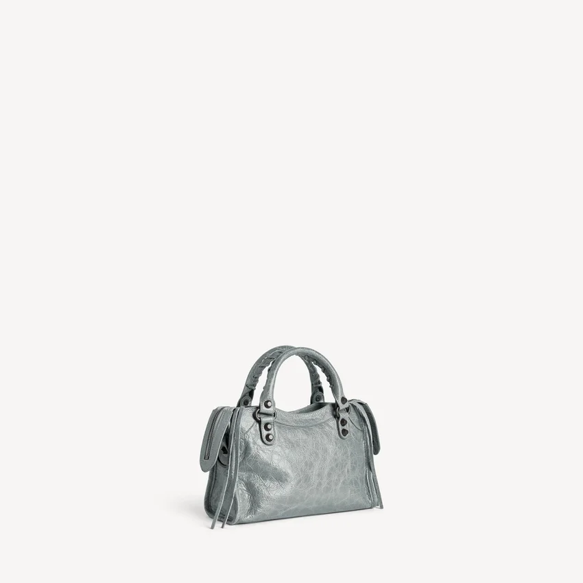 Women’s le city bag mini in blue grey Women’s le city bag mini in blue grey