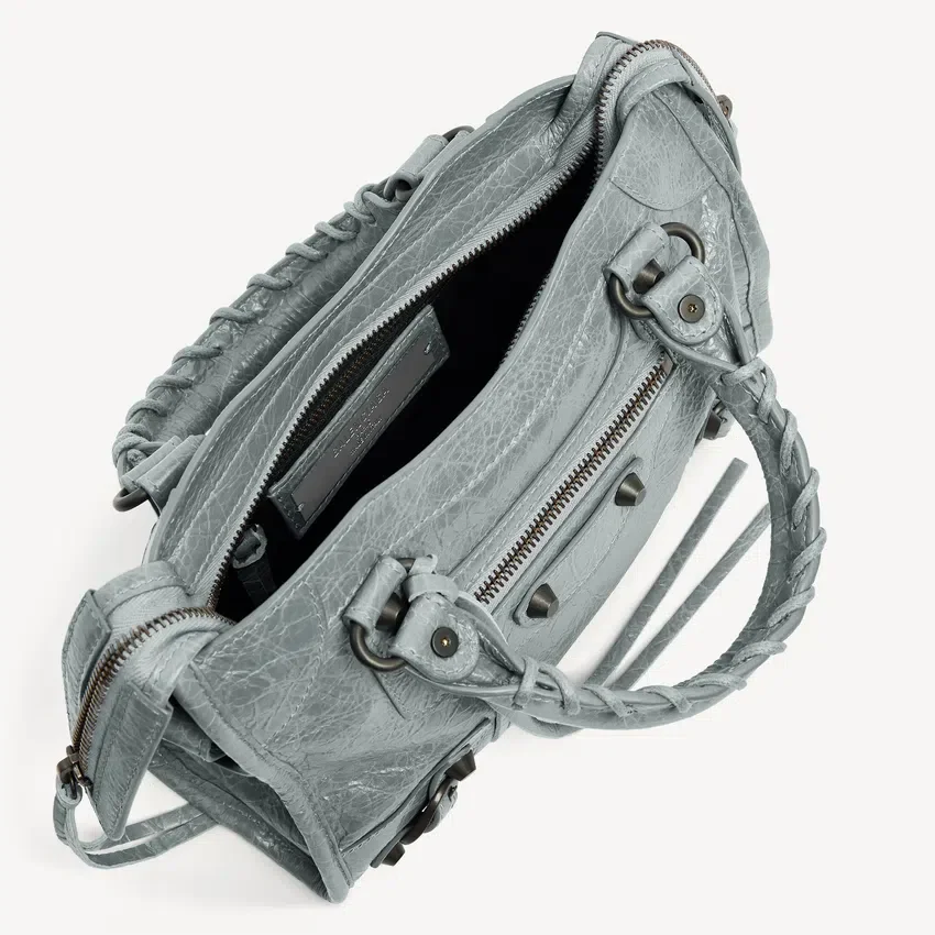 Women’s le city bag mini in blue grey Women’s le city bag mini in blue grey