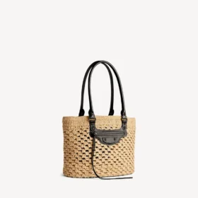 Women’s le city basket medium in natural/black