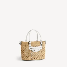 Women’s le city basket small in natural/optic white