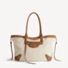 Women’s le city beach tote bag medium in beige/camel