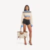 Women’s le city beach tote bag medium in beige/camel