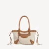 Women’s le city beach tote bag small in beige/camel Women’s le city beach tote bag small in beige/camel