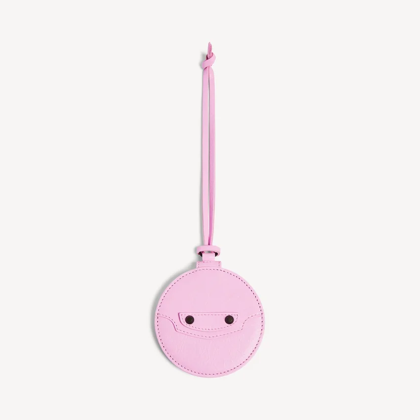 Women’s le city round mirror charm in bubbly pink Women’s le city round mirror charm in bubbly pink