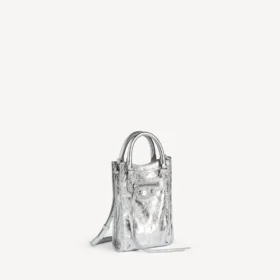 Women’s le city tote phone holder in silver Women’s le city tote phone holder in silver