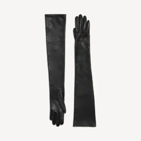 Women’s long gloves in black