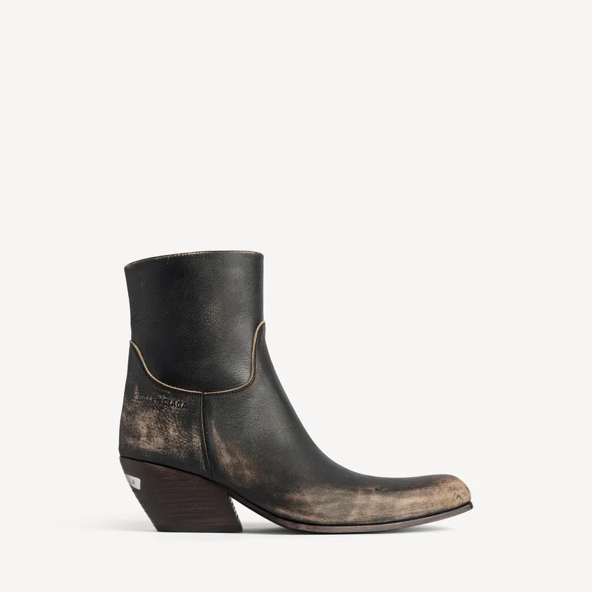 Women’s memphis bootie in black/beige Women’s memphis bootie in black/beige