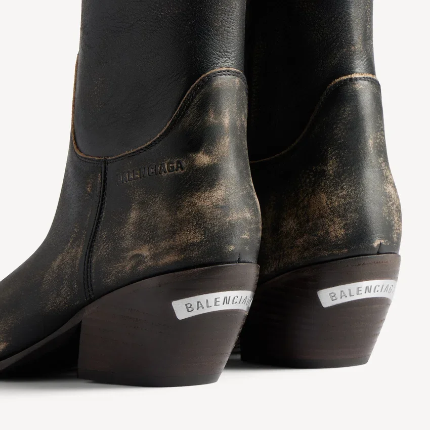 Women’s memphis bootie in black/beige Women’s memphis bootie in black/beige