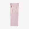Women’s midi sack dress in dusty pink