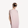Women’s midi sack dress in dusty pink
