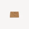 Women’s mini cotton skirt in beige
