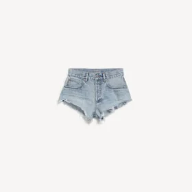 Women’s mini shorts in bleach light bleu