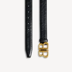 Women’s monaco belt in black