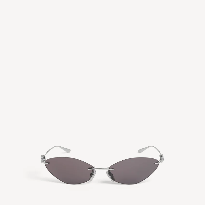 Women’s nano cat sunglasses in silver Women’s nano cat sunglasses in silver