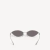 Women’s nano cat sunglasses in silver Women’s nano cat sunglasses in silver
