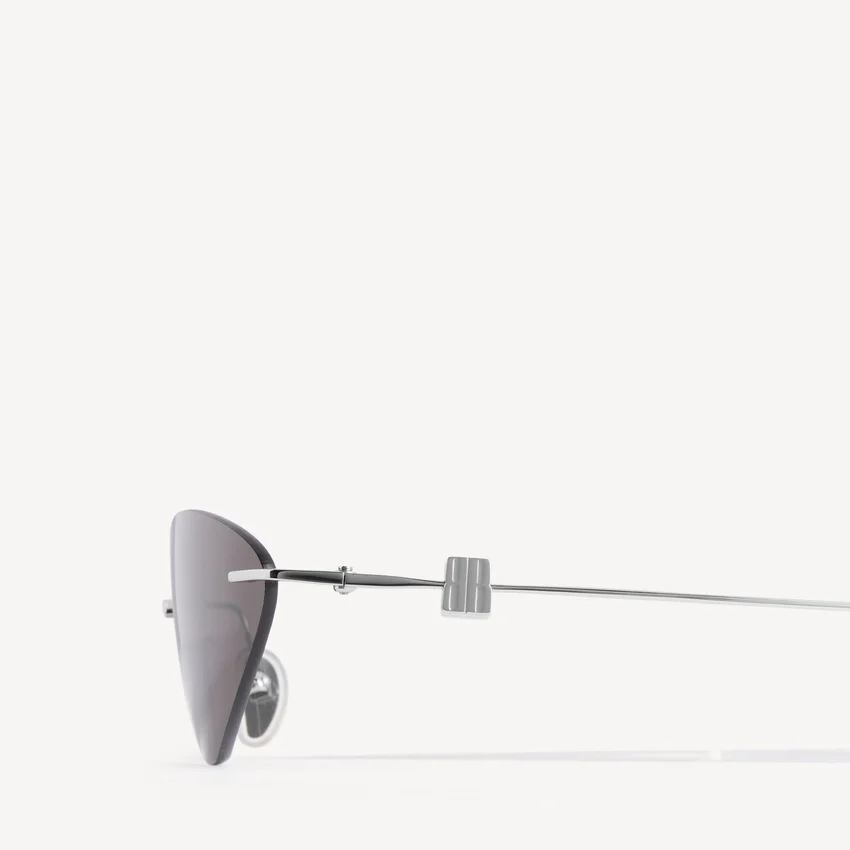 Women’s nano cat sunglasses in silver Women’s nano cat sunglasses in silver