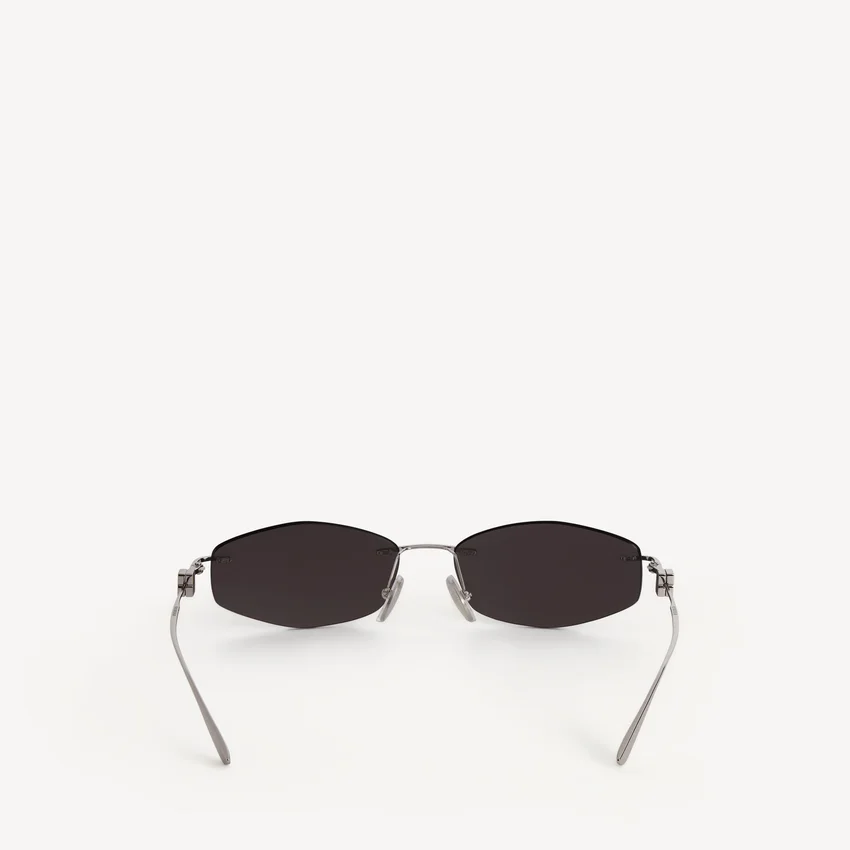 Women’s nano d-frame sunglasses in silver Women’s nano d-frame sunglasses in silver