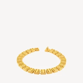 Women’s nano link necklace in gold