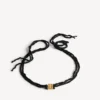 Women’s nano ribbon bb choker in black/shiny gold Women’s nano ribbon bb choker in black/shiny gold