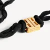Women’s nano ribbon bb choker in black/shiny gold Women’s nano ribbon bb choker in black/shiny gold