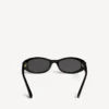 Women’s nova oval sunglasses in black