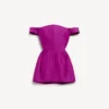 Women’s off-shoulder mini dress in purple