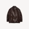 Women’s oversized carcoat in coffee